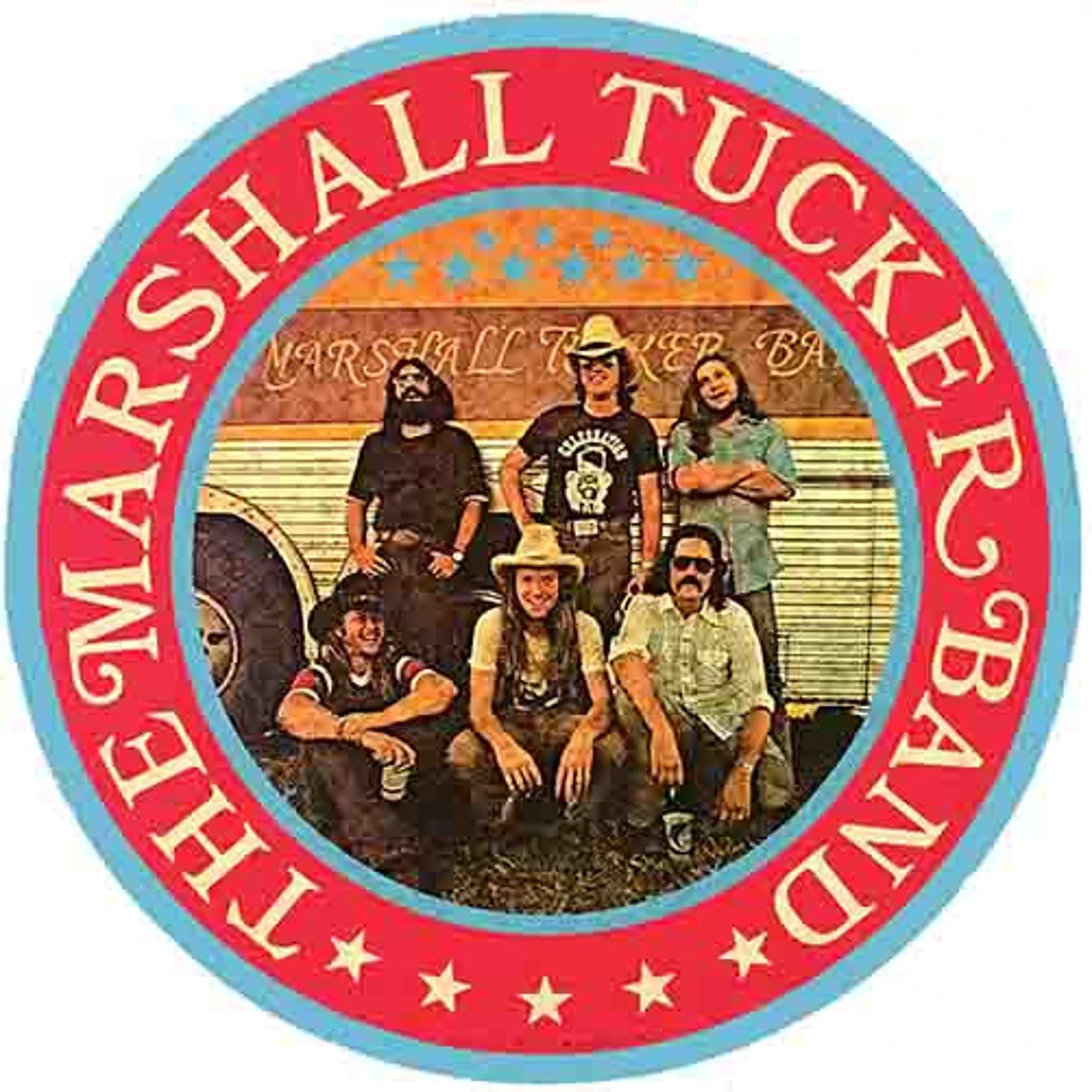 MARSHALL TUCKER BAND Sticker *NEW* 4″ Round