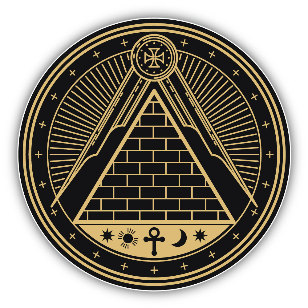 Mystery Occult Esoteric Symbol Vinyl Sticker Decal