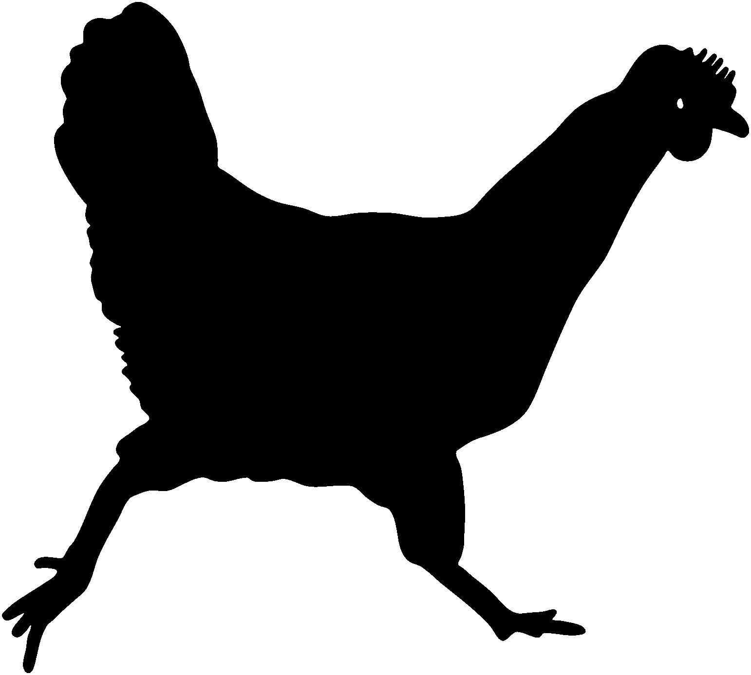 Chicken Hen Decal STB2 Window Graphics for Trucks or any smooth surfaces