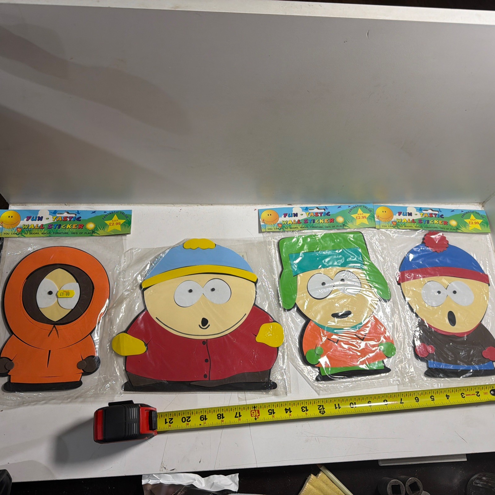Vintage fun-tastic south park big interior wall stickers Kyle Cartman Stan Kenny