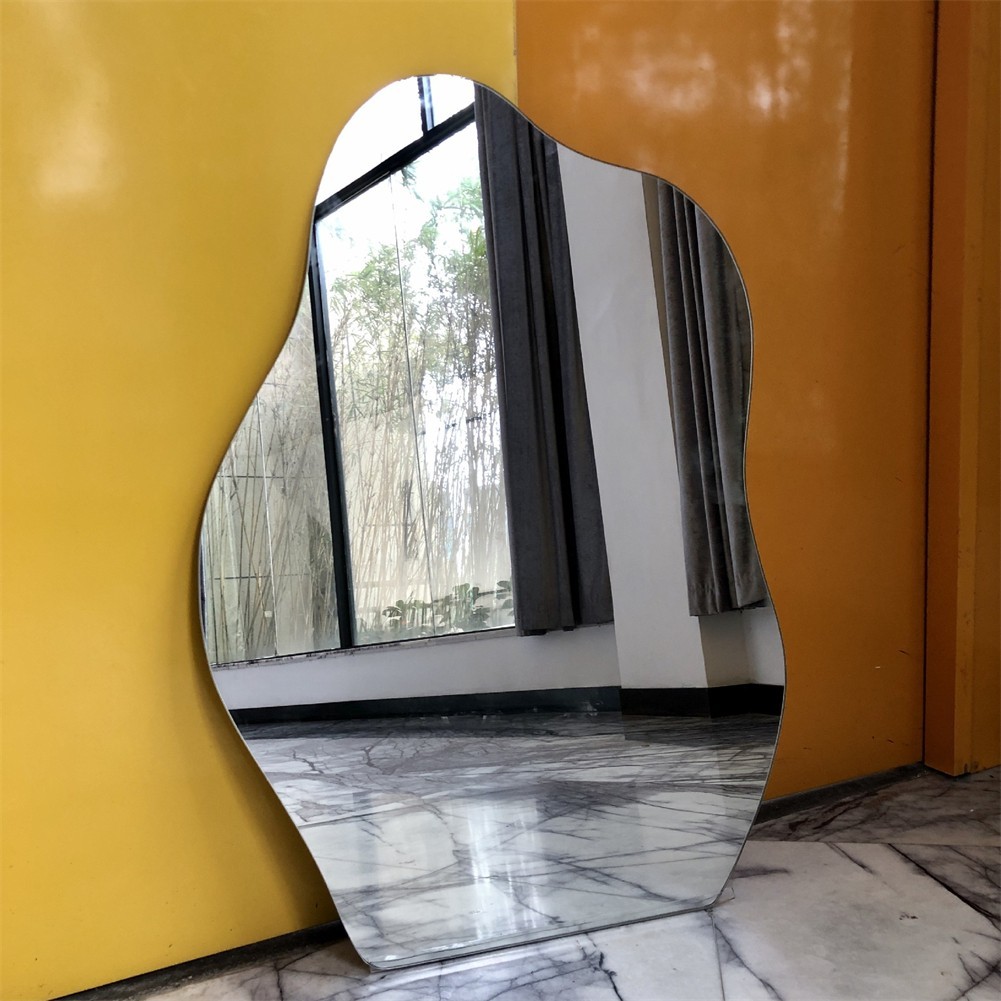 Stylish and Functional Irregular Mirror for Bedrooms Living Rooms and More