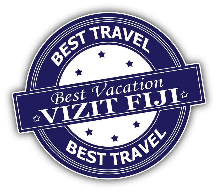 Fiji Travel Label Car Bumper Sticker Decal