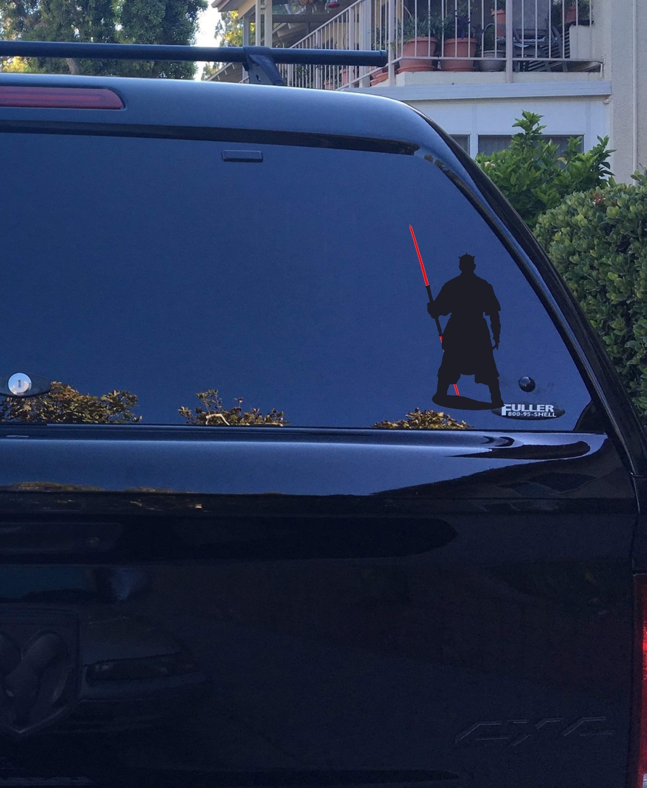 03-89 Darth Maul Silhouette vinyl sticker decal Force Star Wars Sith Order