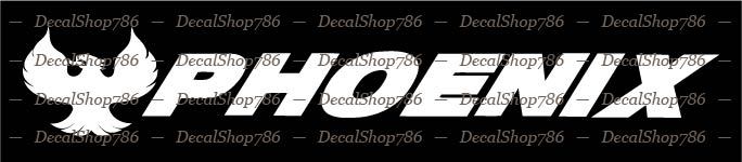 Phoenix Boats – Outdoor Sports – Vinyl Die-Cut Peel N’ Stick Decals & Stickers