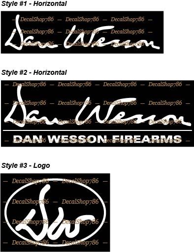 Dan Wesson Firearms -Hunting/Outdoor Sports- Vinyl Die-Cut Peel N’ Stick Decals
