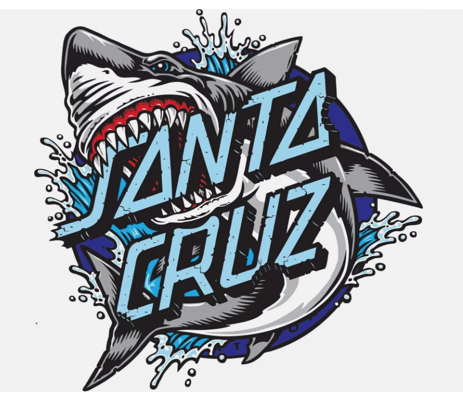 Santa Cruz sticker Logo laptop vinyl decal