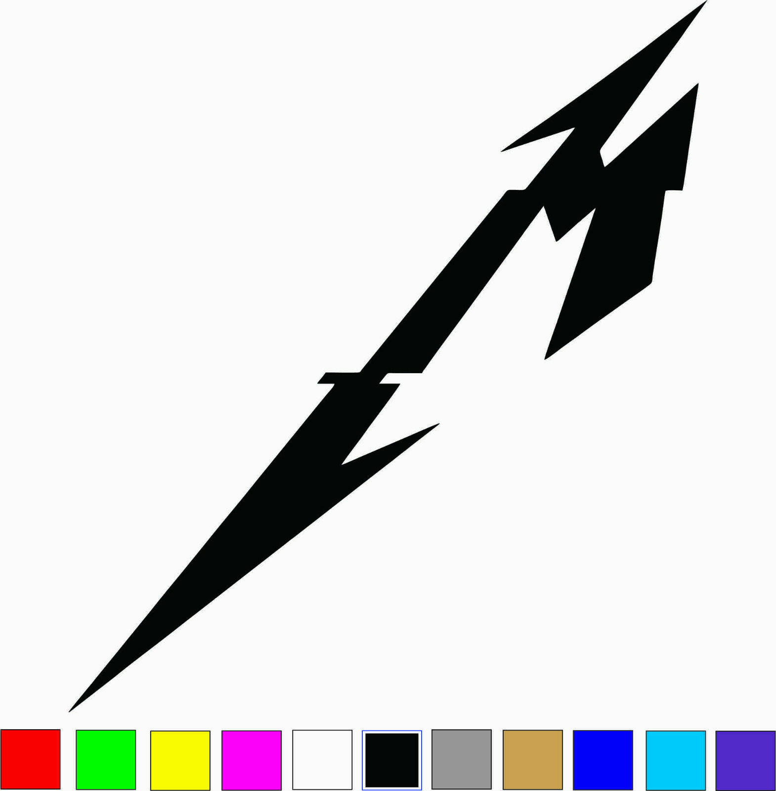 METALLICA Hardwired M Die Cut Vinyl Decal Sticker