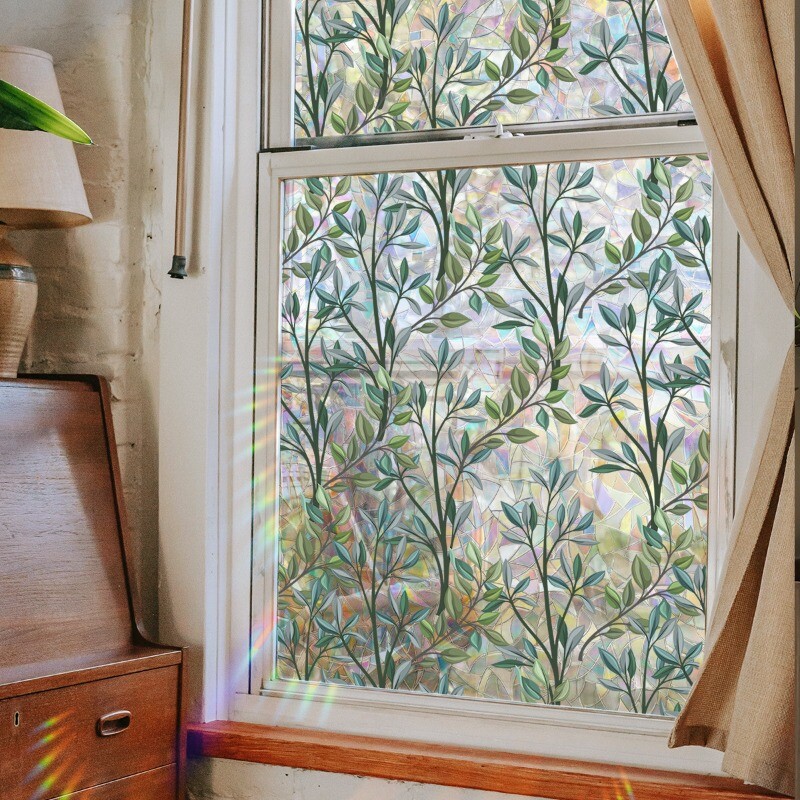 40X100cm 3D Windows Static Stickers Clings Electrostatic Glass Decals Home Decor