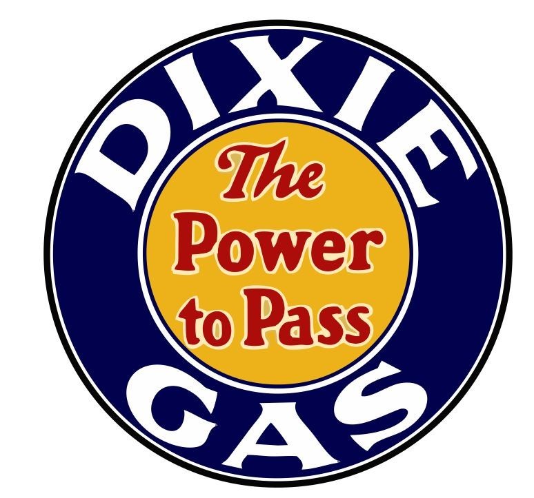 Dixie Gasoline Sticker Decal R8487