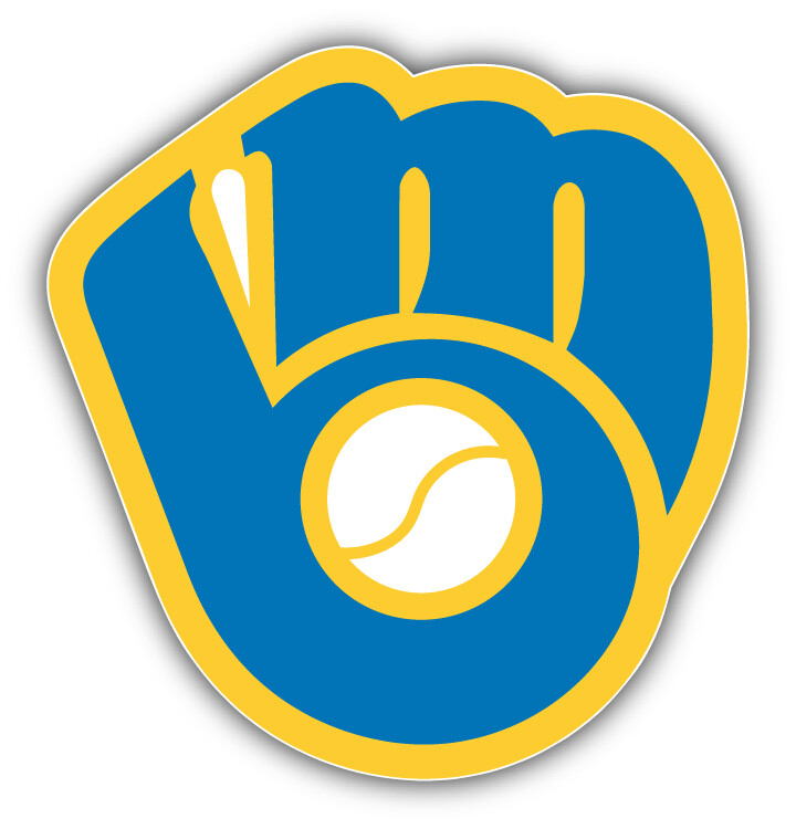 Milwaukee Brewers MLB Baseball Sport Logo Car Bumper Sticker Decal “SIZES”