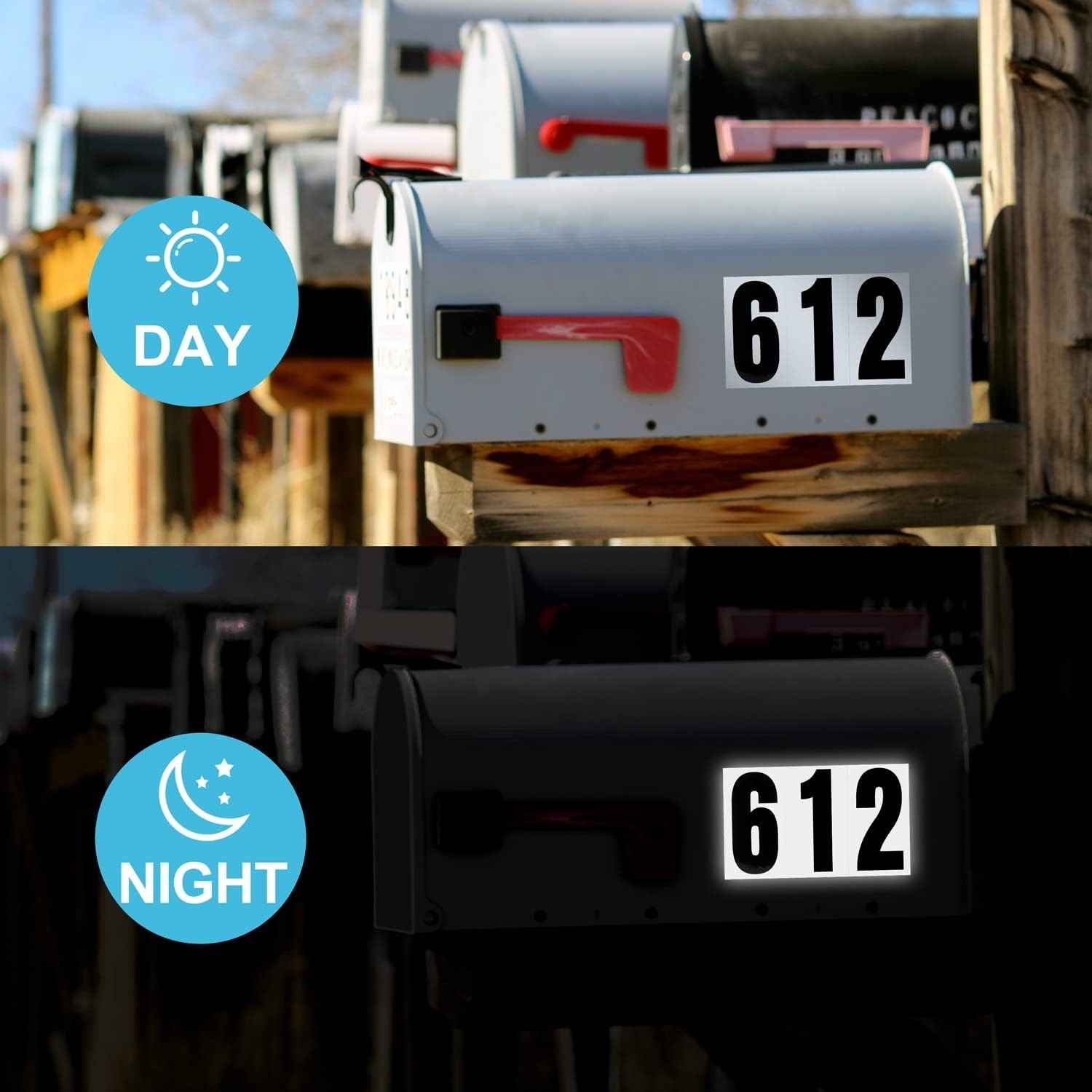 Versatile 60 Numbers Reflective Adhesive Pack – Ideal for Address Identification