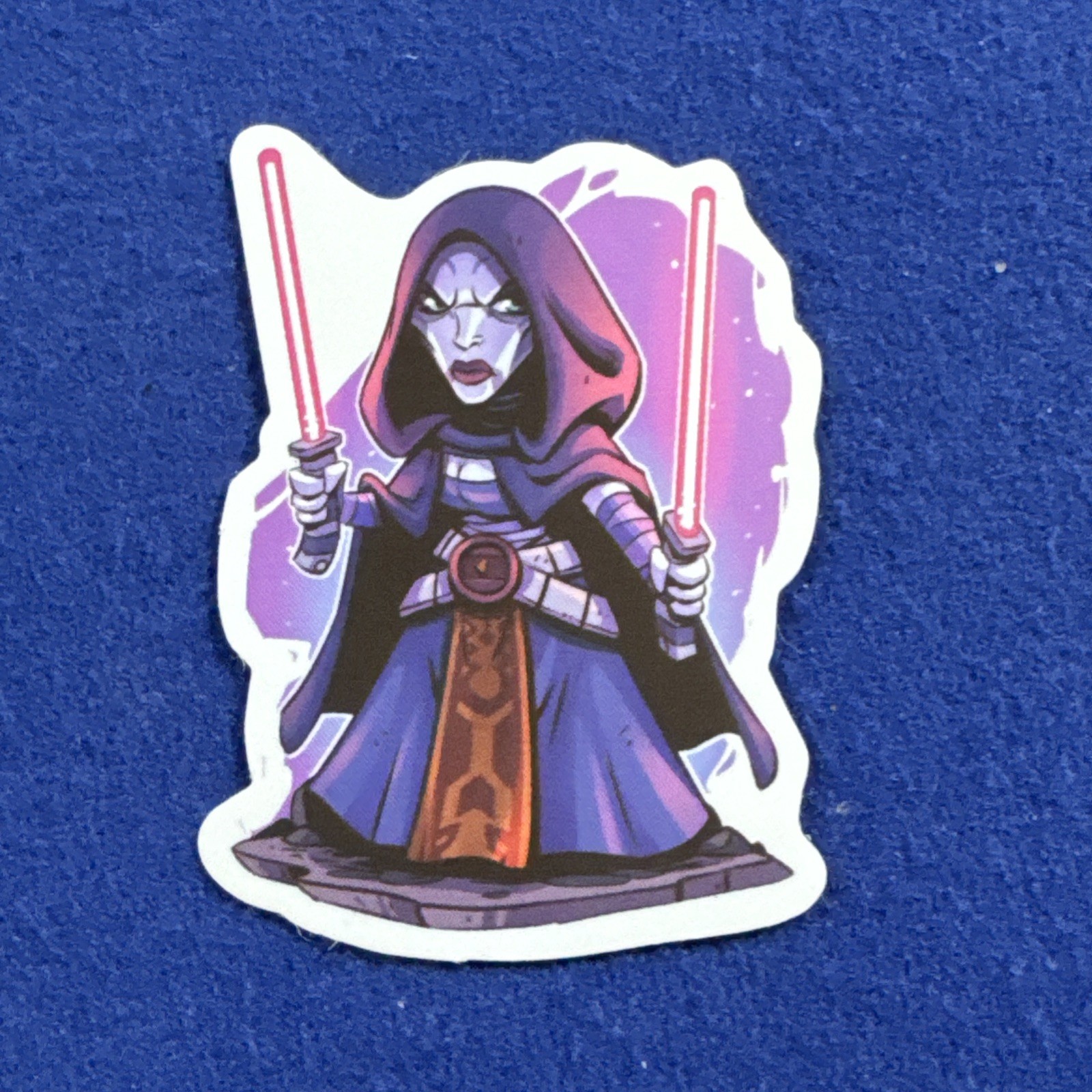 Star Wars Sticker 2.5” Die Cut Chibi Ventress