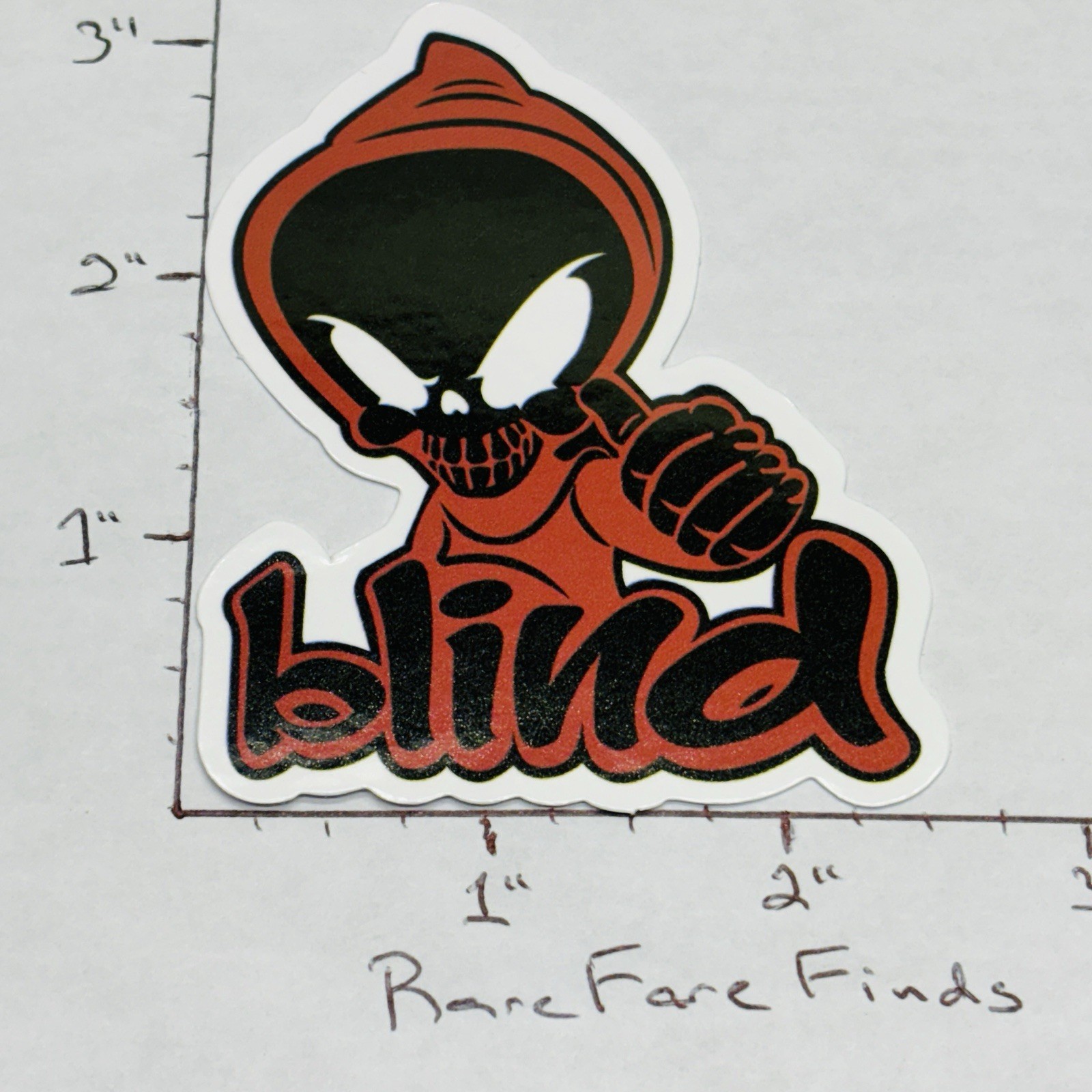 NEW‼ BLIND Skateboards Reaper Laptop Bottle Vinyl Decal Sticker • w/ Tracking‼
