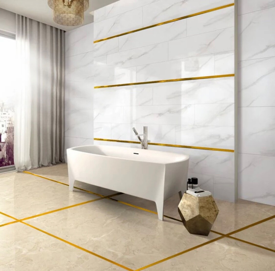 Tile Gap Tape Decor Wall Sticker Self Adhesive Tile Floor Seam Filling Stickers