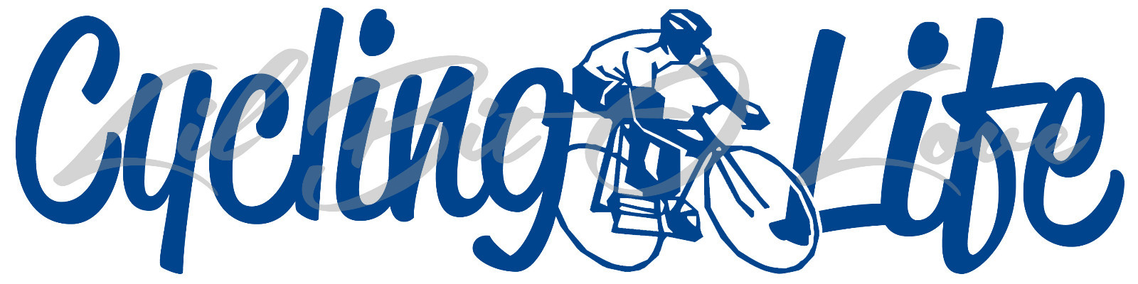 Cycling Life Vinyl Decal Sticker Riding Rider Sticker Bike Biking Tour de France