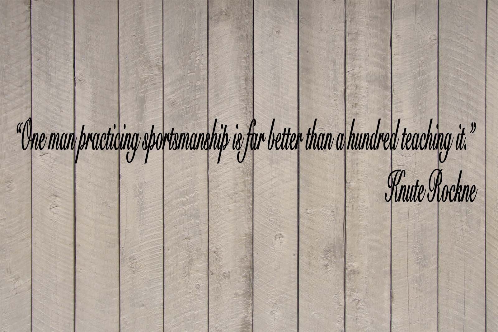 Knute Rockne Notre Dame Sports Football Quote Vinyl Wall Sticker Decal (b)