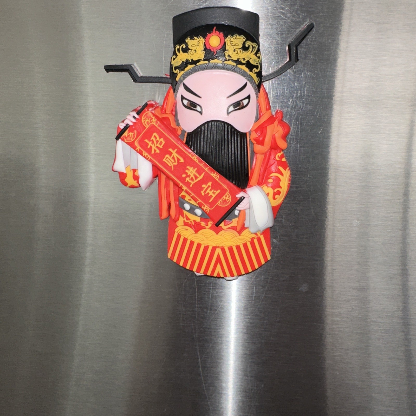 Novel and Funny Beijing Opera 3D Sticker Cute Creative Magnet Chinese Style