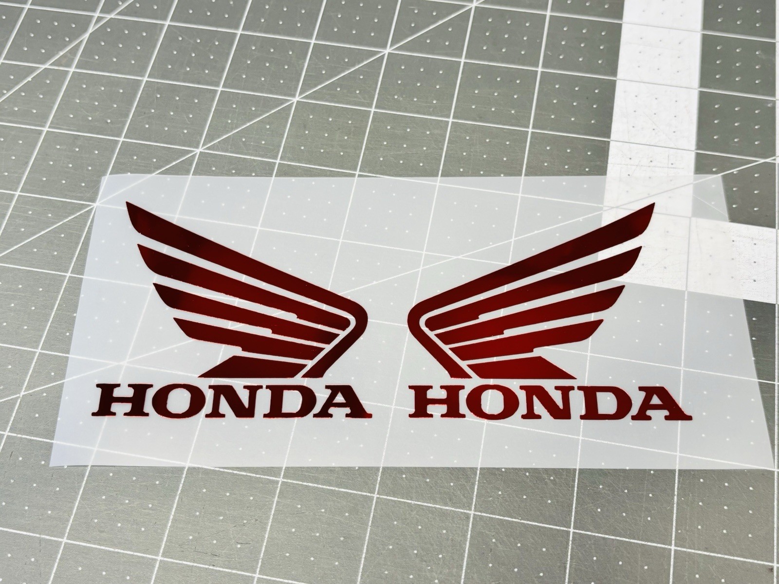 TWO Arai Helmets TEXT Die Cut Vinyl Decals For Honda Kawi Suzuki Yamaha KTM Husq