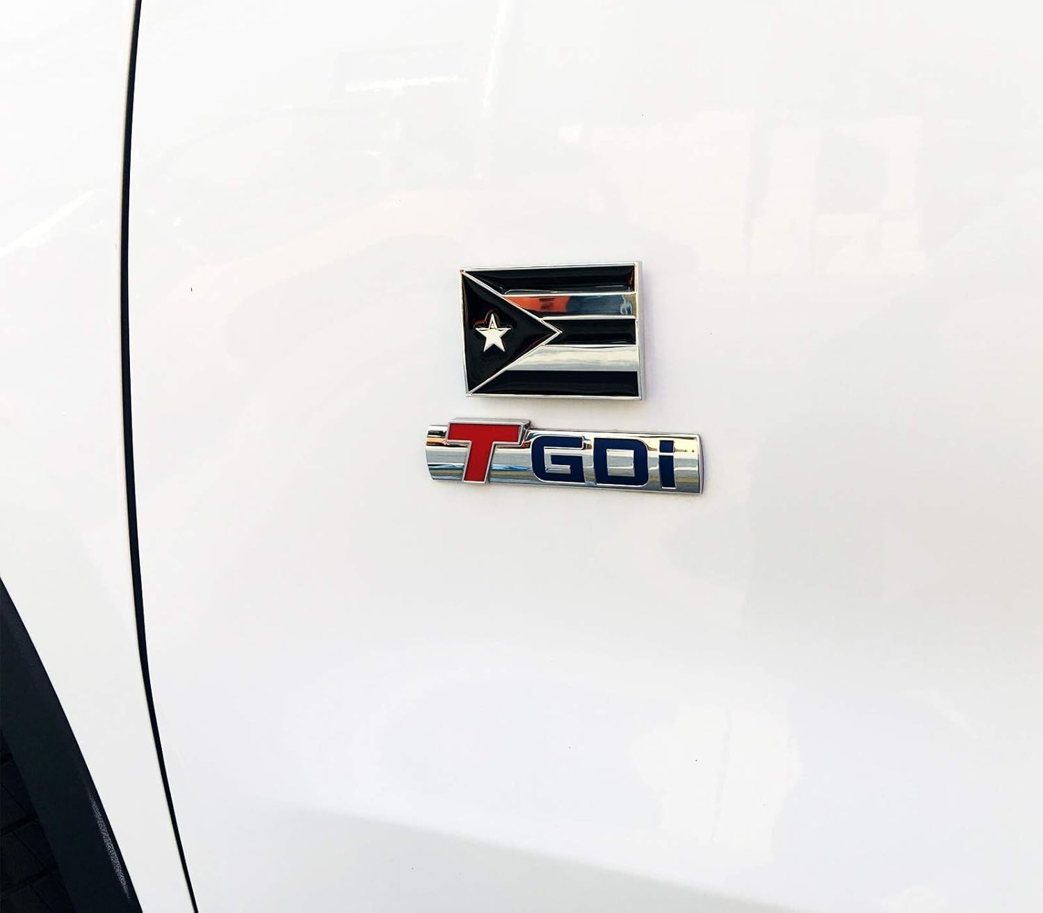 Patriotic 2-Pack Puerto Rico Flag Auto Emblems & Valve Stem Caps – Easy Apply!