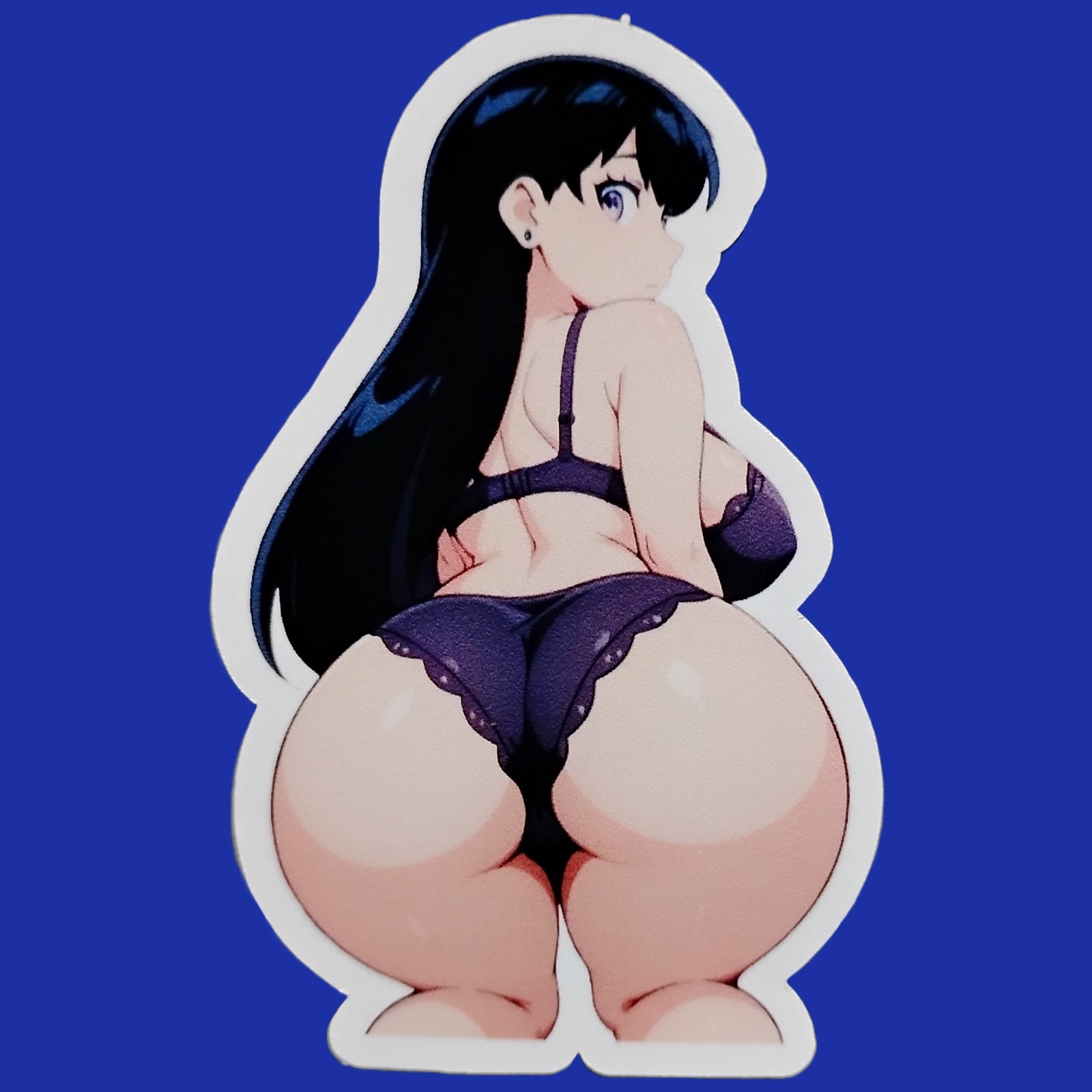 Anime Waifu Decal Sticker, Multiple Sizes Available