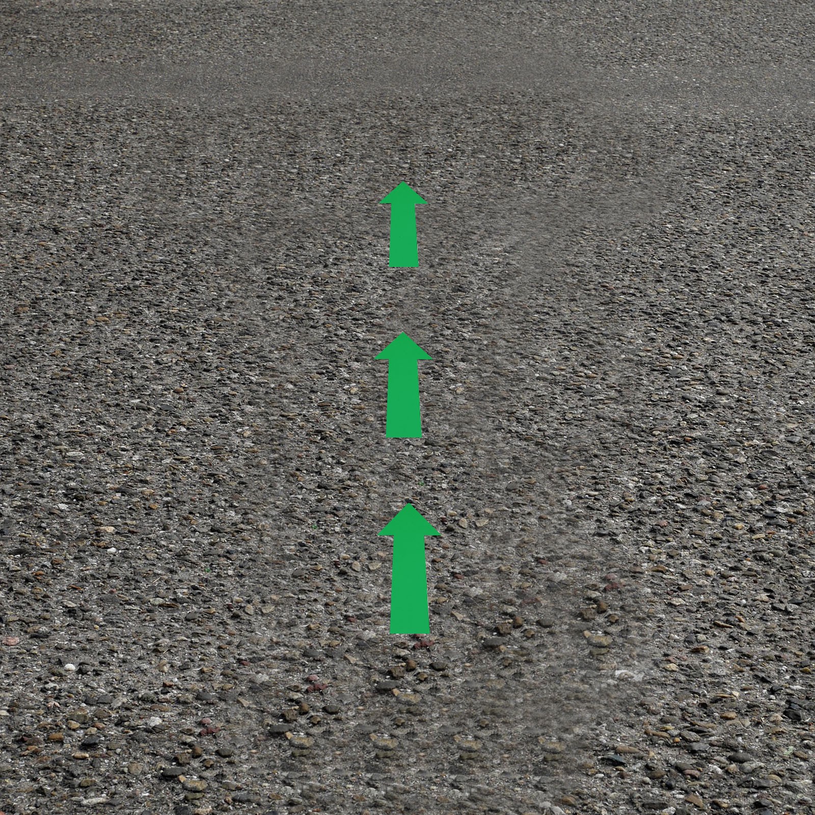 10pcs Arrow Sticker,20x5cm PVC Removable Self Adhesive Waterproof Signs,Green