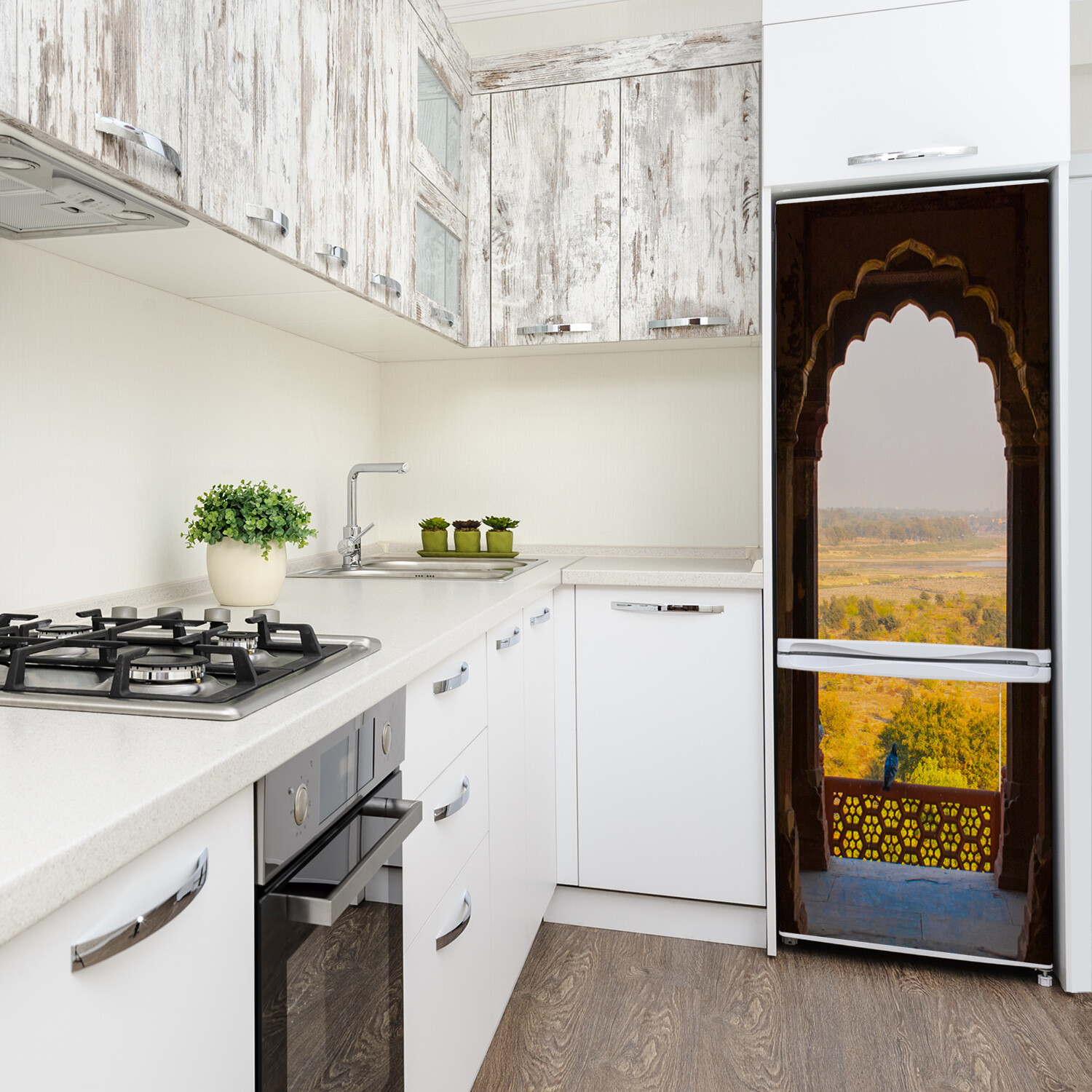 Magnet Sticker Refrigerator removable Architecture Fort Agra India
