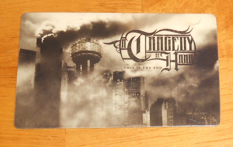 Tragedy at Hand This is the End 2012 Card Music Download 3.5×2 Hardcore Punk