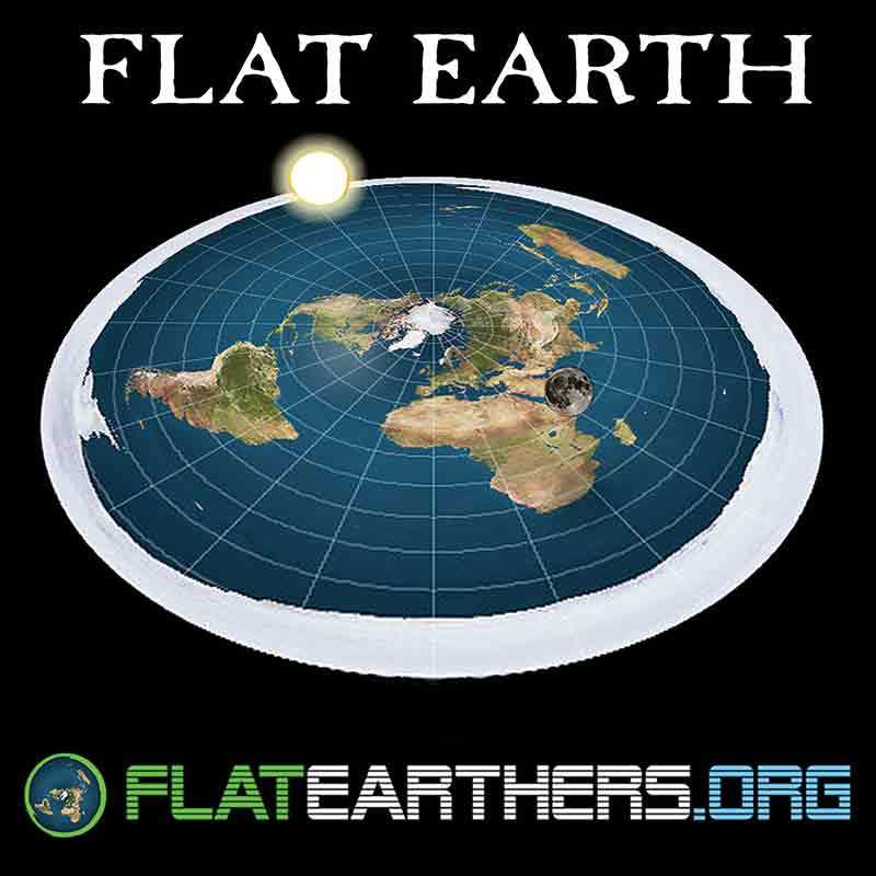 3 Flat Earth Map Sticker- Flat Earth Bumper Sticker- Flat Earthers & Free Ebook