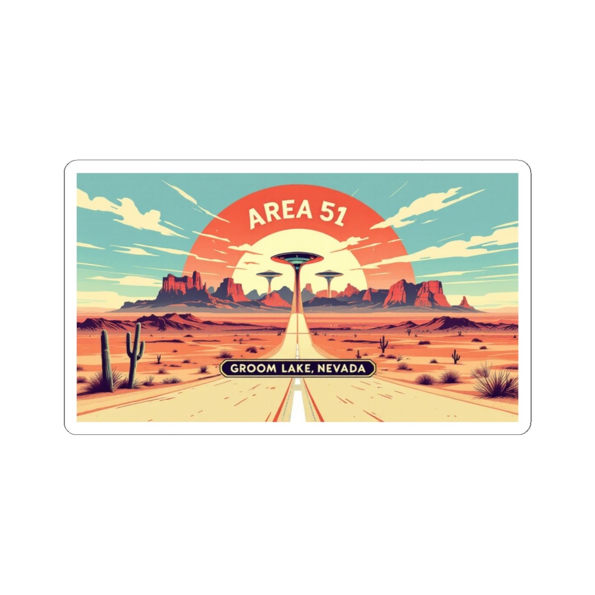 Area 51 – Kiss-Cut Stickers