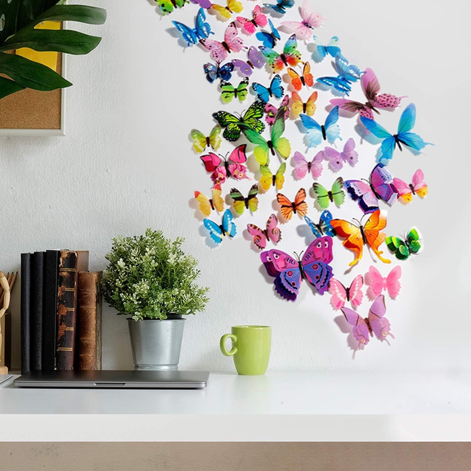 DIY Butterfly Art Decor Stickers 240pcs
