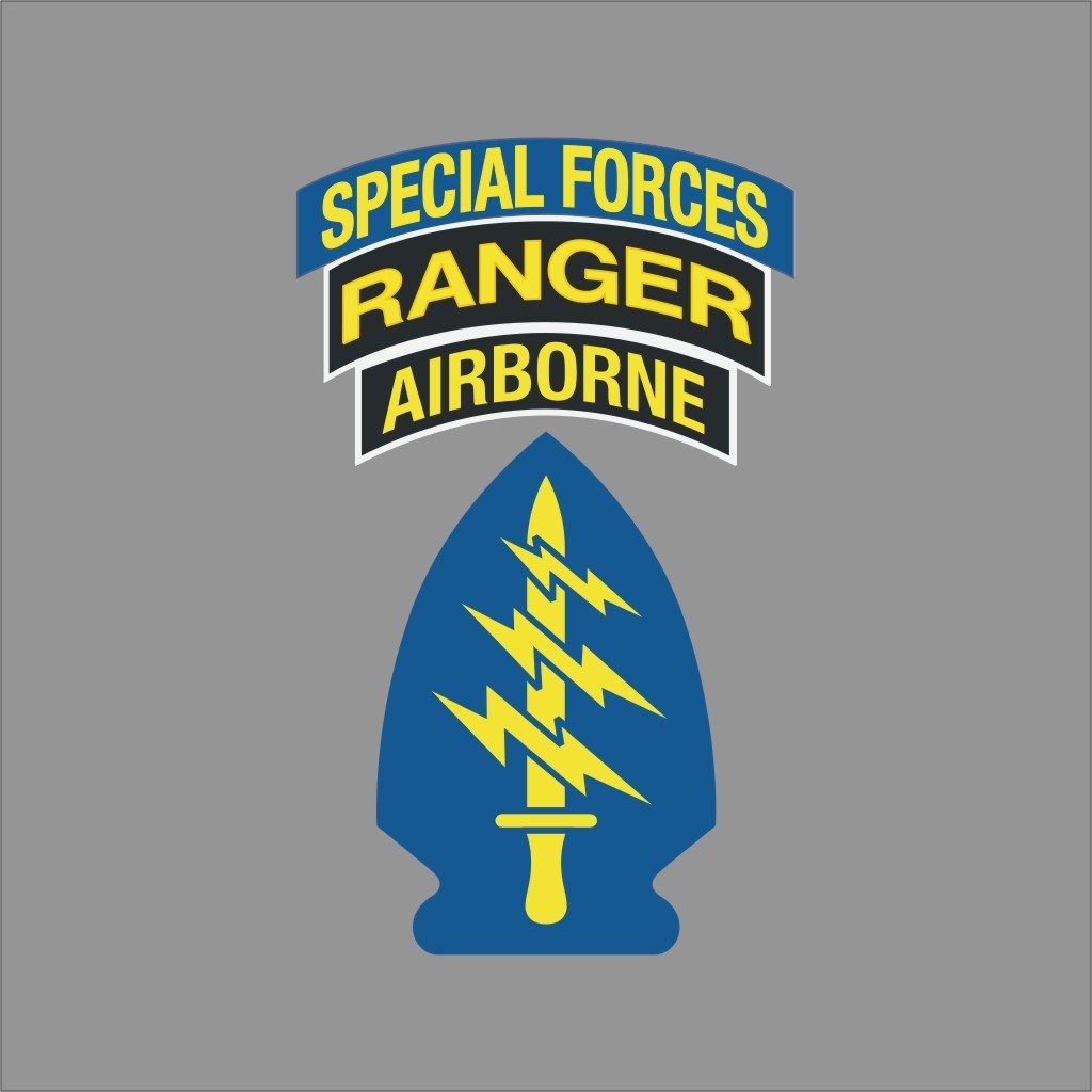 US Army Special Forces Ranger Airborne Wall Window Vinyl Decal Sticker Military
