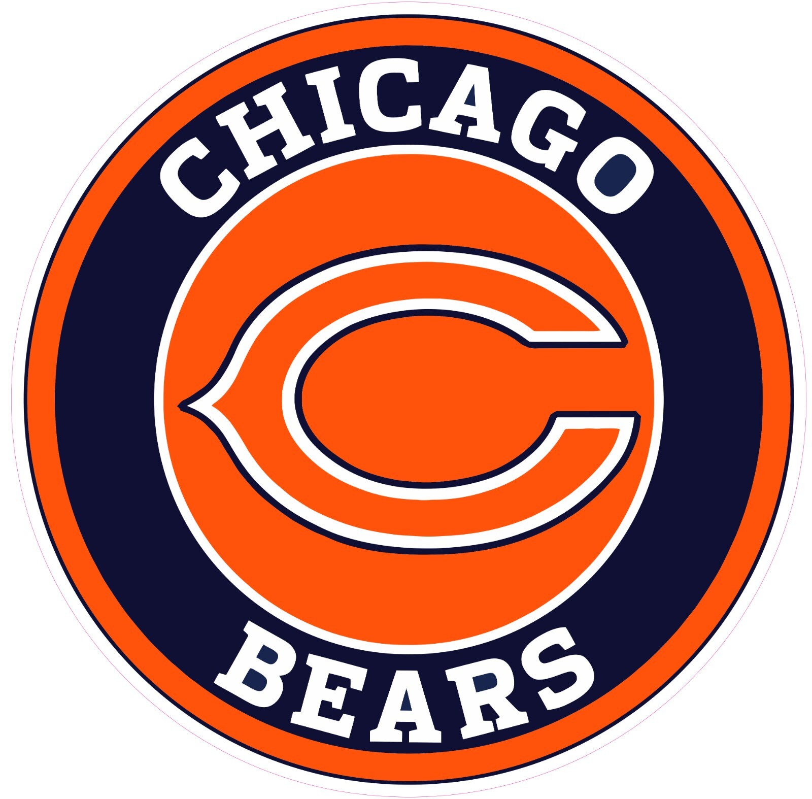 Chicago Bears Football Vinyl Decal Sticker Car Truck Bumper Tumbler Mug