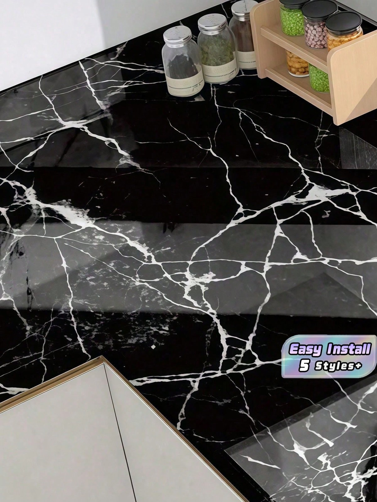 Multicolor Marble Contact Paper 40x1000cm Peel And Stick For Kitchen