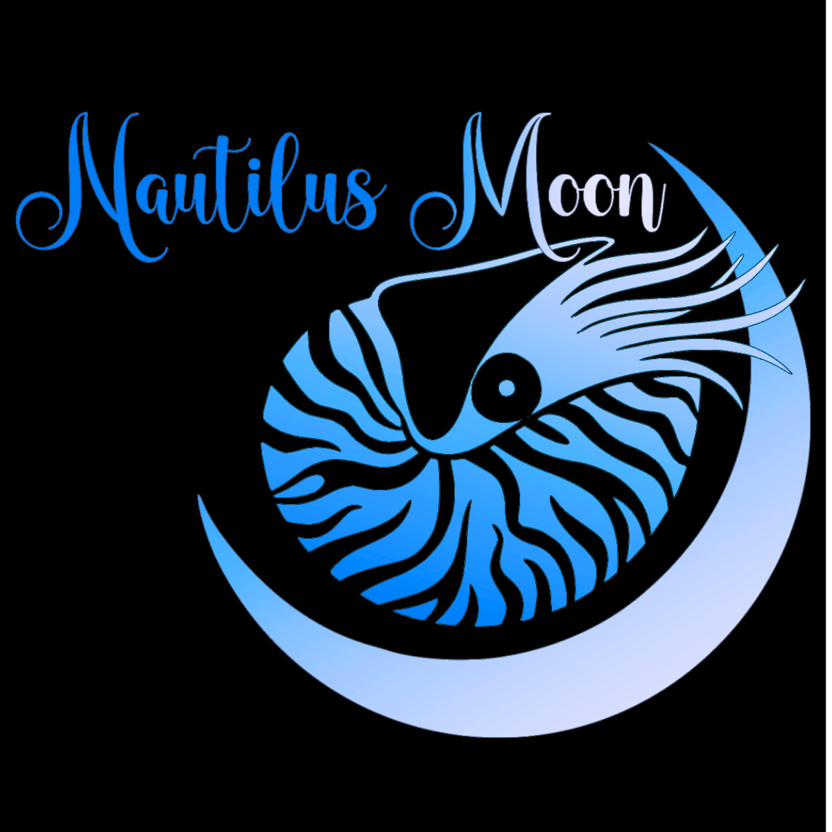 Moon Crescent Celestial Sticker Die-Cut 3” Square- Free Shipping