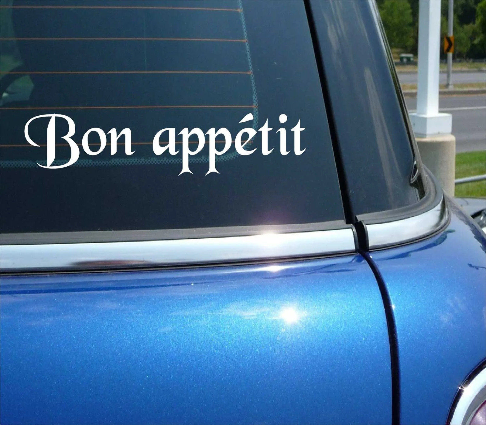 BON APPETIT KITCHEN FOOD FUNNY DECAL STICKER ART CAR WALL
