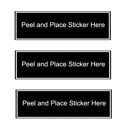 NEW 3 Pack Magnetize Your 3″X10″ Bumper Stickers Vinyl Decal Magnetic Blank Reus