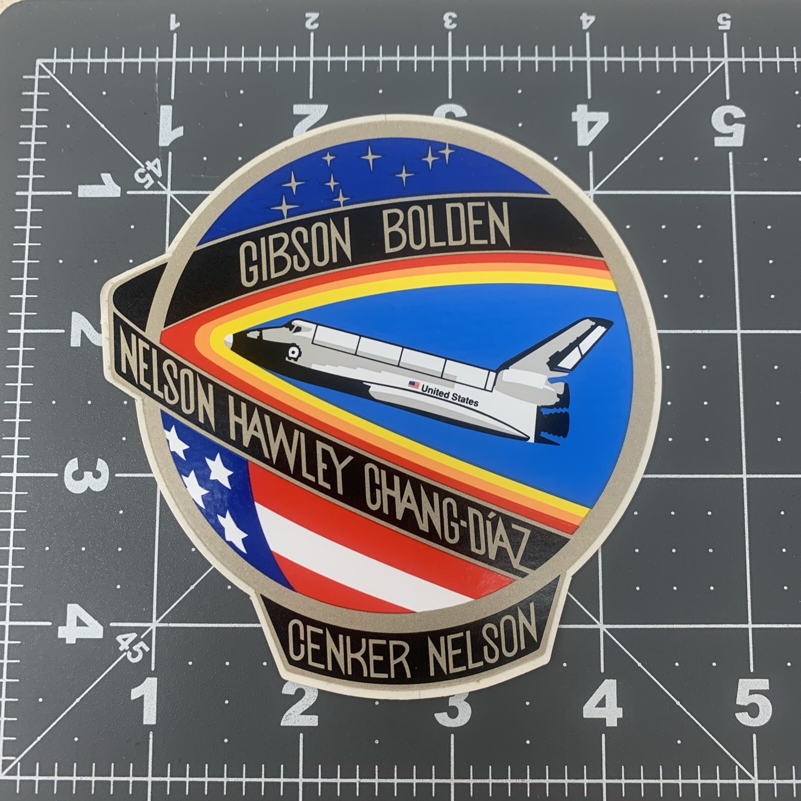 NEW NASA Sticker Decal 3.5” X 3.5” Space Travel Astronauts Gibson Bolden Nelson
