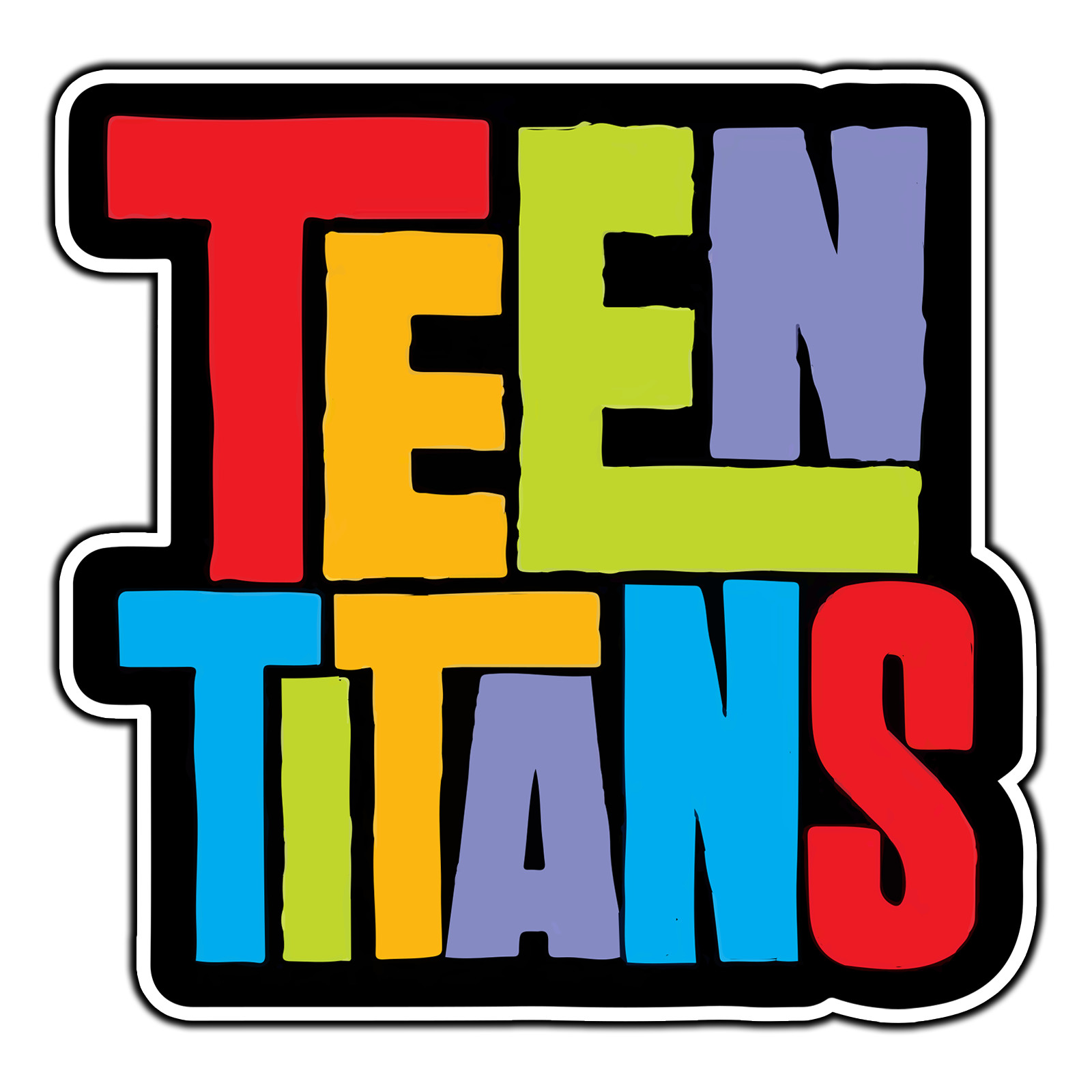 Teen Titans Logo #1 Sticker Waterproof Vinyl Decal Die-Cut Laptop Car