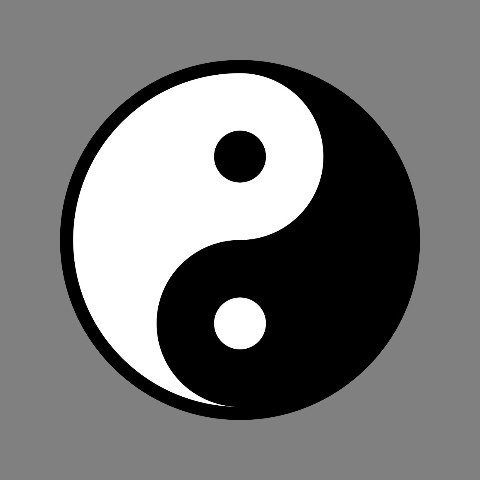 Chinese Yin and Yang Symbol Vinyl Decal Art for Cars Windows Laptops