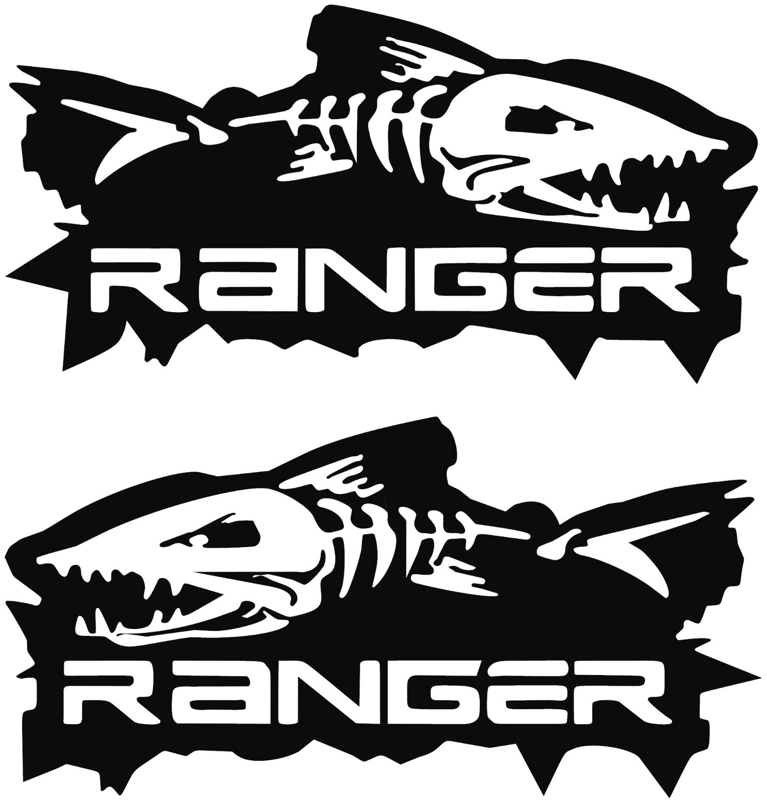 RANGER FISH Outdoor Sporting Fishing Boating Vinyl Die-Cut Decals