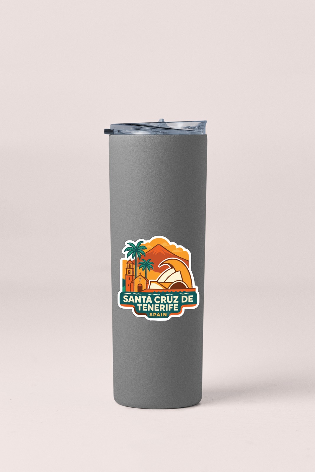 Santa Cruz de Tenerife Spain Sticker Decal Vinyl Die-Cut City Skyline Landmark