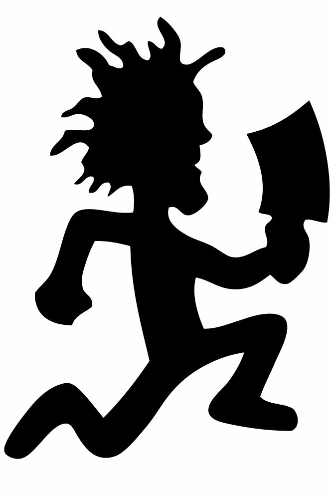 HATCHET MAN Insane Clown Posse ICP VINYL DECAL sticker Juggalo Shaggy girl 4″
