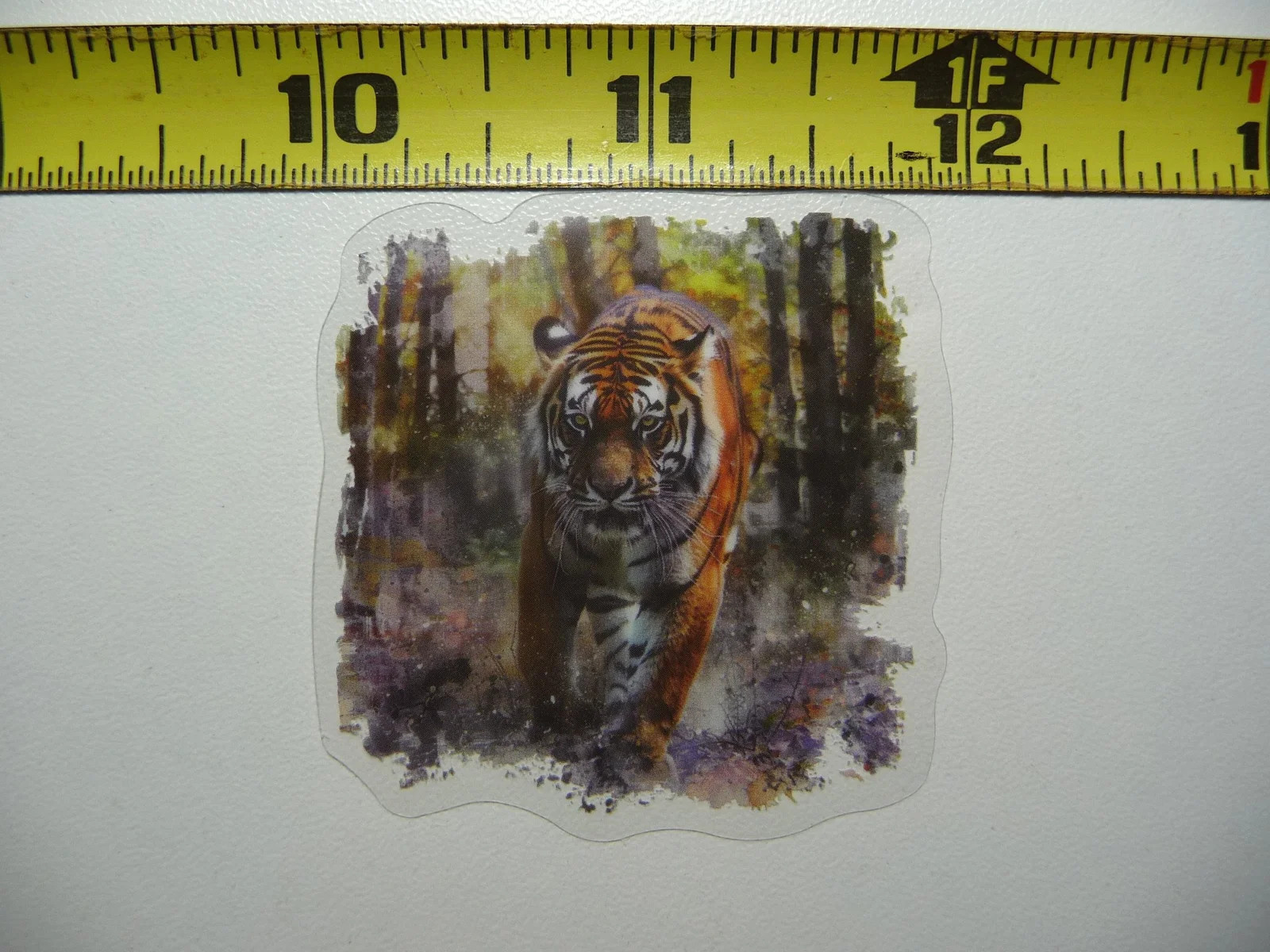 BENGAL TIGER SMALL STICKER DECAL WILDLIFE COLORFUL ZOO FUNNY
