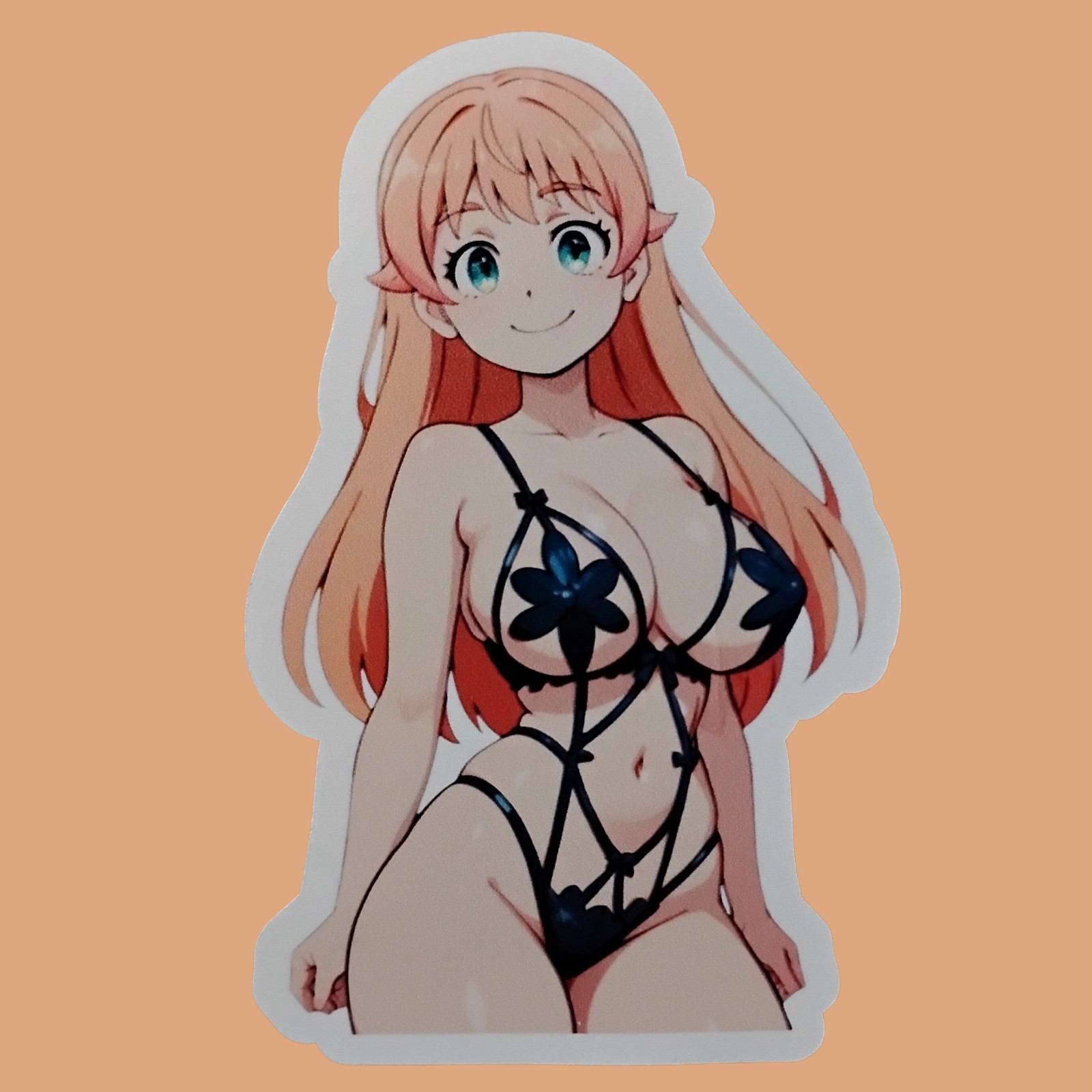 Anime Waifu Decal Sticker, Multiple Sizes Available