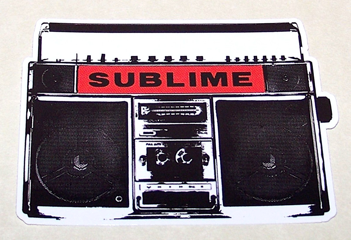 SUBLIME – LARGE Die Cut Sticker Decal Band Music Reggae Ska Rock LBC