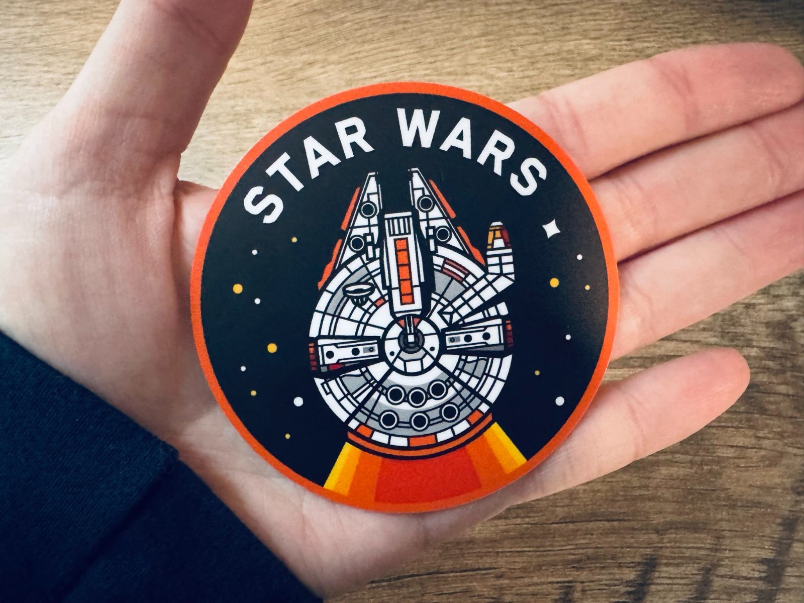 Star Wars Millennium Falcon 3″ Vinyl Sticker Waterproof Matte Laptop Car Decal