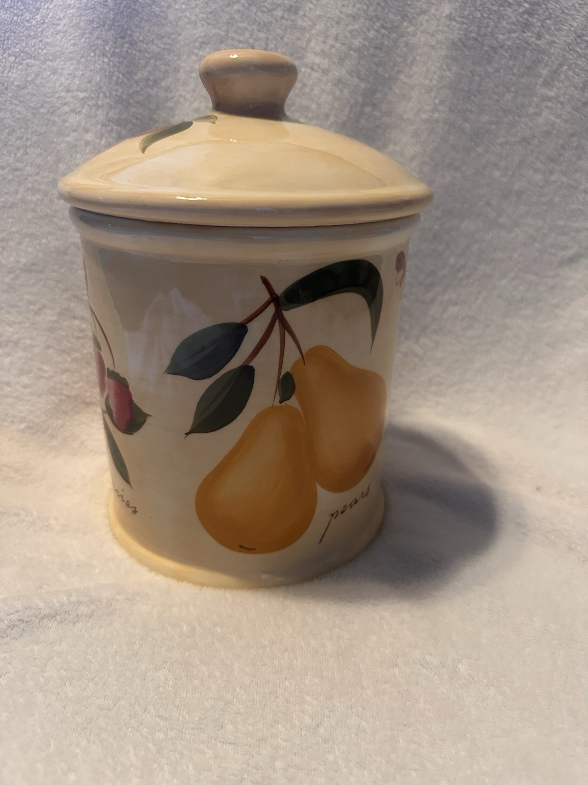 Pier 1 Cookie Jar 8 inches Used