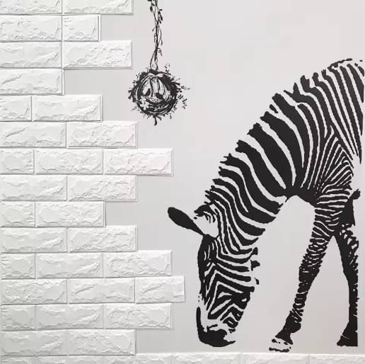3D Foam Brick Self Adhesive Wallpaper Waterproof Wall Stickers Home Decor