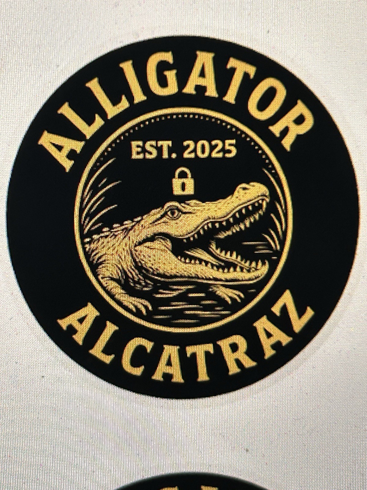 Alligator Alcatraz 3” Political Sticker. Pro Trump, immigration