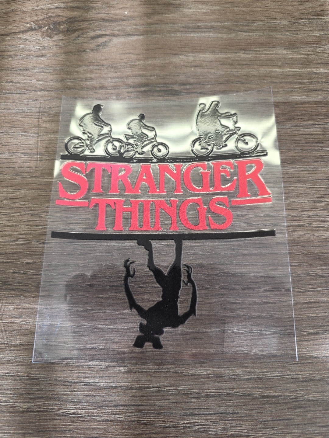 Stranger Things Title 2 UV DTF Decal Sticker Waterproof USA